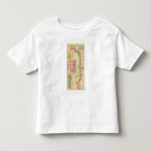 上部のオハイオ川および谷3 トドラーTシャツ (正面)