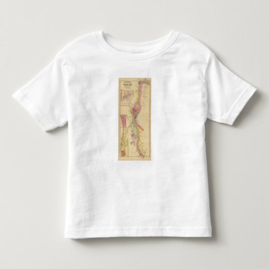 上部のオハイオ川および谷8 トドラーTシャツ (正面)