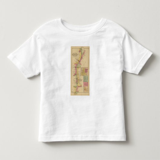 上部のオハイオ川および谷 トドラーTシャツ (正面)