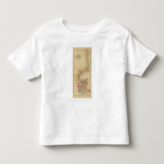 上部のオハイオ川および谷 トドラーTシャツ (正面)