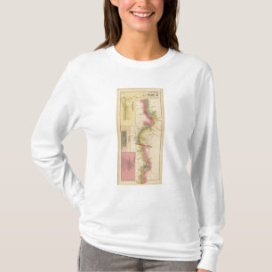 上部のオハイオ川 Tシャツ