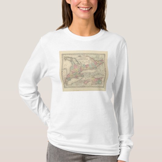 上部のカナダ Tシャツ (正面)