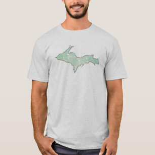 上部のミシガン州 Tシャツ