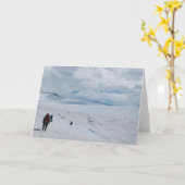 上部のヴォーンルイスのクレバスを捜すこと カード (黄色い花)