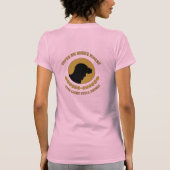 上部の大きい枝炭鉱作業員のワイシャツ Tシャツ (裏面)