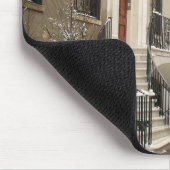 上部の東側のSnowy日 マウスパッド (コーナー)