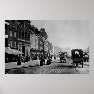 上部の通り、Islington、c.1906 ポスター