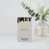 上部の都心の薄暗がりのゴシック様式ニュース 名刺 (スタンド正面)