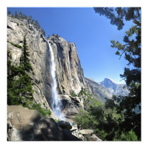 上部のYosemite Falls -ヨセミテ フォトプリント