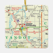 上部サンダスキーOHマップ セラミックオーナメント (正面)