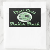 上部トレーラーゴミのシール 長方形シール (バッグ)