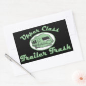 上部トレーラーゴミのシール 長方形シール (封筒)