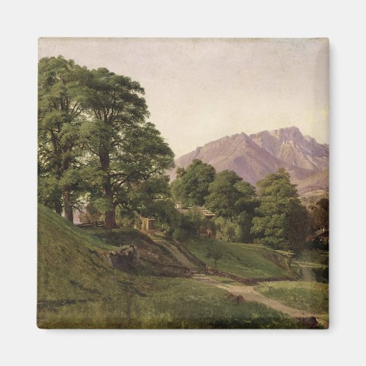 上部バイエルンの風景， 1836 マグネット (正面)