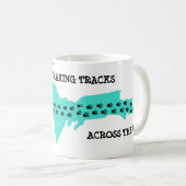 上部半島MIのマグを渡るトラックの作成! コーヒーマグカップ (正面右)