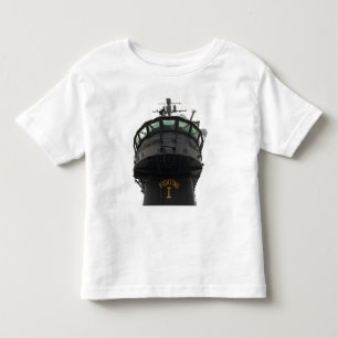 上部構造の前部の眺め トドラーTシャツ