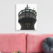 上部構造の正面断面のビュー キャンバスプリント (インサイチュ (リビング))