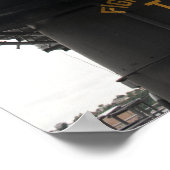 上部構造の正面断面のビュー ポスター (角)