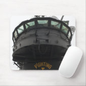 上部構造の正面断面のビュー マウスパッド (マウス)