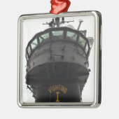 上部構造の正面断面のビュー メタルオーナメント (左)