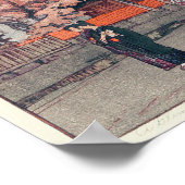 上野公園, Cherry blossoms at Ueno Park, Yoshida ポスター (角)