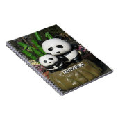 上野動物園パンダの看板 ノートブック (右側)