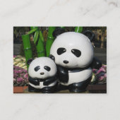 上野動物園パンダの看板 名刺 (裏面)