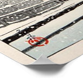 上野東照宮、上野東照宮、蓮井川瀬、ウッドカット ポスター (角)