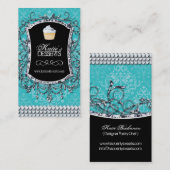 上限のカップケーキのベーカリーの名刺 名刺 (正面/裏面)