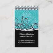 上限のカップケーキのベーカリーの名刺 名刺 (裏面)