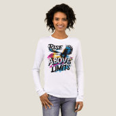 上限を超えて上がる | イーグルはっきりしたやる気を起こさせるー トライブレンドTシャツ (正面全体)