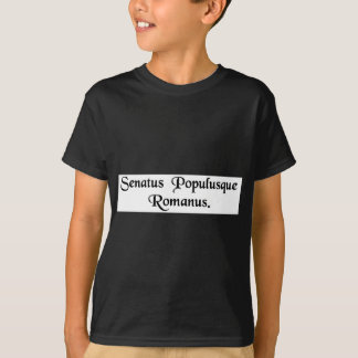 上院およびローマの人々 Tシャツ