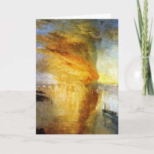 上院と下院の焼却 カード (正面)