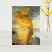 上院と下院の焼却 カード (黄色い花)