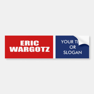 上院のためのエリックWARGOTZ バンパーステッカー