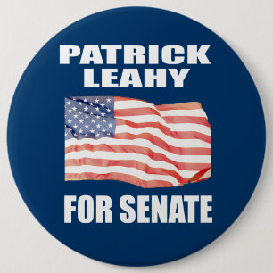 上院のためのパトリックLEAHY 缶バッジ