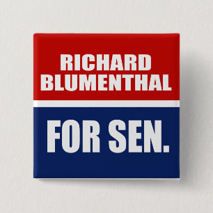 上院のためのリチャードBLUMENTHAL 缶バッジ