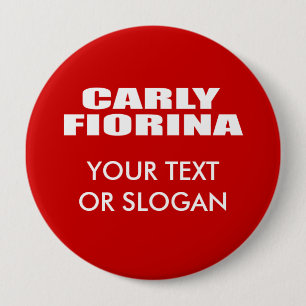 上院のためのCARLY FIORINA 缶バッジ