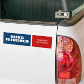 上院のためのRUSS FEINGOLD バンパーステッカー (トラック上)