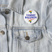 上院のためのTammy Baldwin 缶バッジ (インサイチュ)
