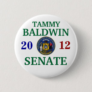 上院のためのTAMMY BALDWIN 缶バッジ