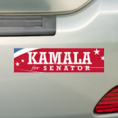 上院議員のためのKAMALA バンパーステッカー (車上)