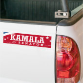 上院議員のためのKAMALA バンパーステッカー (トラック上)