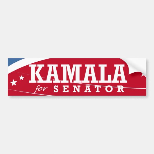 上院議員のためのKAMALA バンパーステッカー (正面)