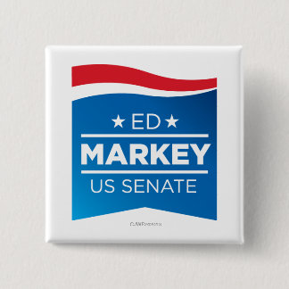 上院議員ボタンのためのエドMarkey 缶バッジ