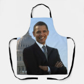 上院議員ポートレート、米国のバラク・オバマ大統領 エプロン (正面)