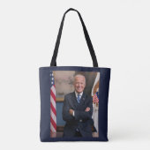 上院議員時代のジョー・バイデン米国大統領 トートバッグ (裏面)