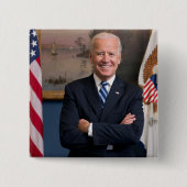 上院議員時代のジョー・バイデン米国大統領 缶バッジ (正面)
