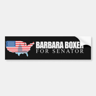 上院議員2010年のためのBarbara Boxer バンパーステッカー