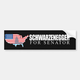 上院議員2010年のためのSchwarzenegger バンパーステッカー