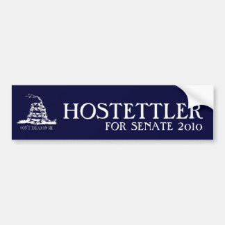 上院2010のバンパーステッカーのためのHostettler バンパーステッカー